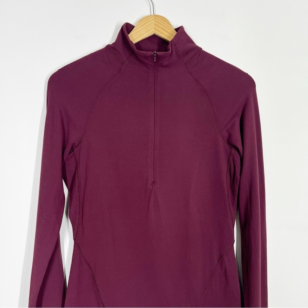 Lululemon Outrun the Elements 1/2 Zip Garnet - Picture 8 of 11